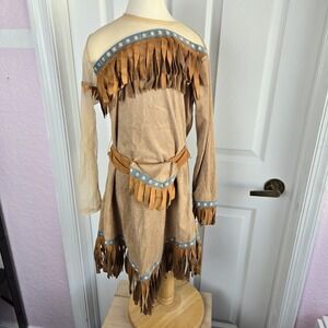 Pocahontas Authentic Disney Store Exclusive Original Size‎ 9/10 Dress Costume